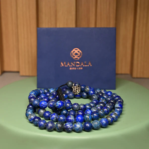 Afgan Lapis Lazuli Mala Wavelength 430 THz