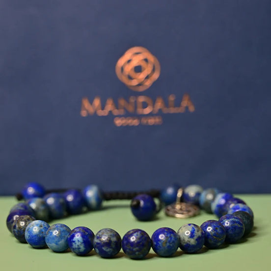 Afgan Lapis Lazuli Bracelet Wavelength 430 THz