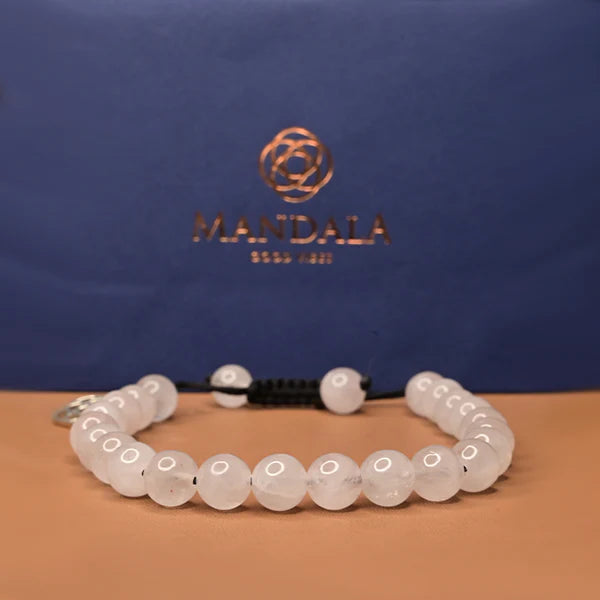 Madagascan Rose Quartz Bracelet Wavelength 450 THz