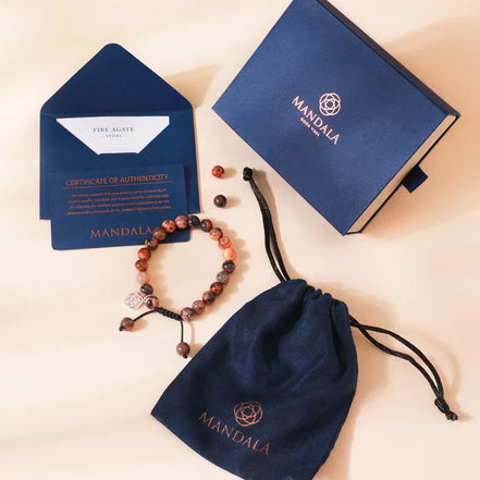 Mexican Fire Agate Bracelet 500 THz