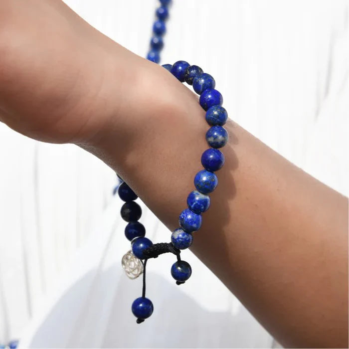 Afgan Lapis Lazuli Bracelet Wavelength 430 THz
