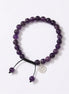 Brazilian Dark Amethyst Bracelet Wavelength 730 THz