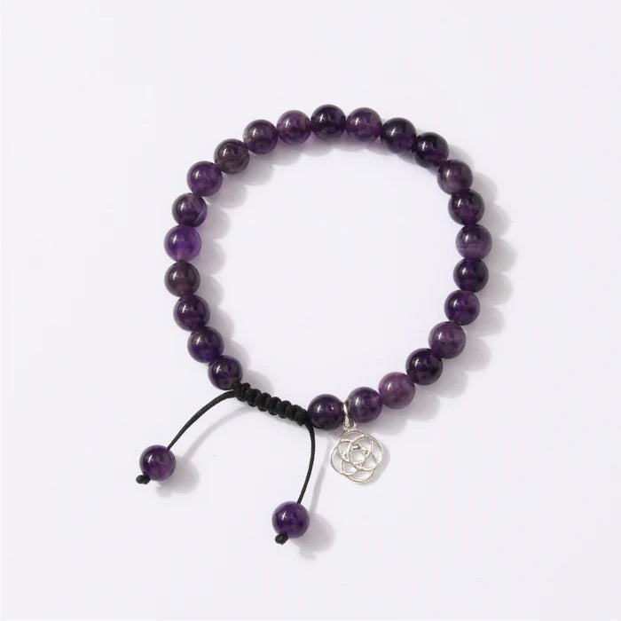 Brazilian Dark Amethyst Bracelet Wavelength 730 THz