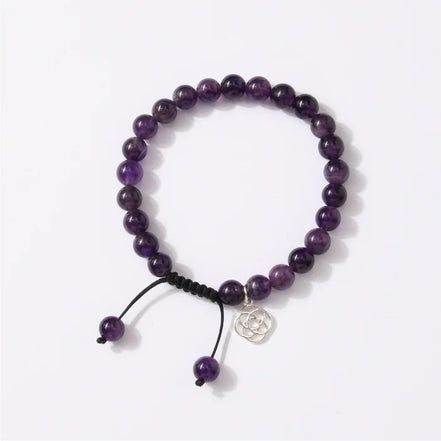 Brazilian Dark Amethyst Bracelet Wavelength 730 THz